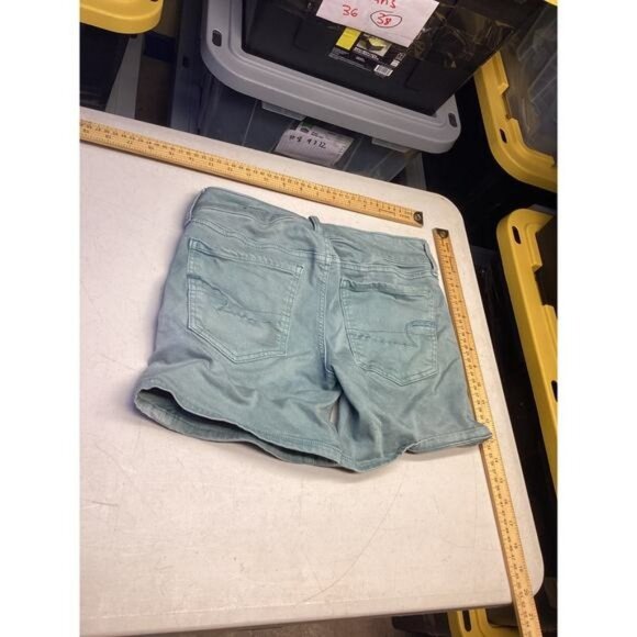 Acubi mermaidcore fairycore American Eagle Women's Jeans Shorts Size 4 - Picture 3 of 6
